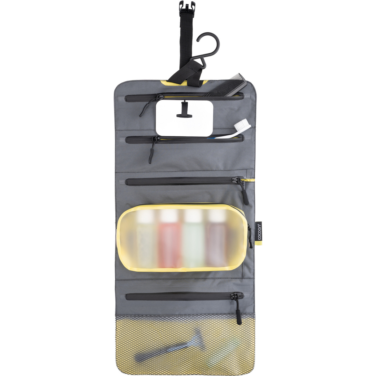 Cocoon Minimalist Kulturtasche (Größe 2.9 l, grau)