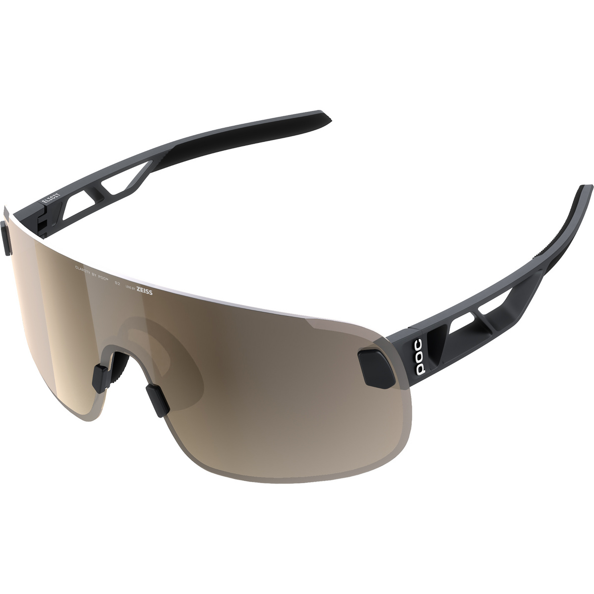 POC Elicit Sportbrille (Größe ONE SIZE, schwarz)