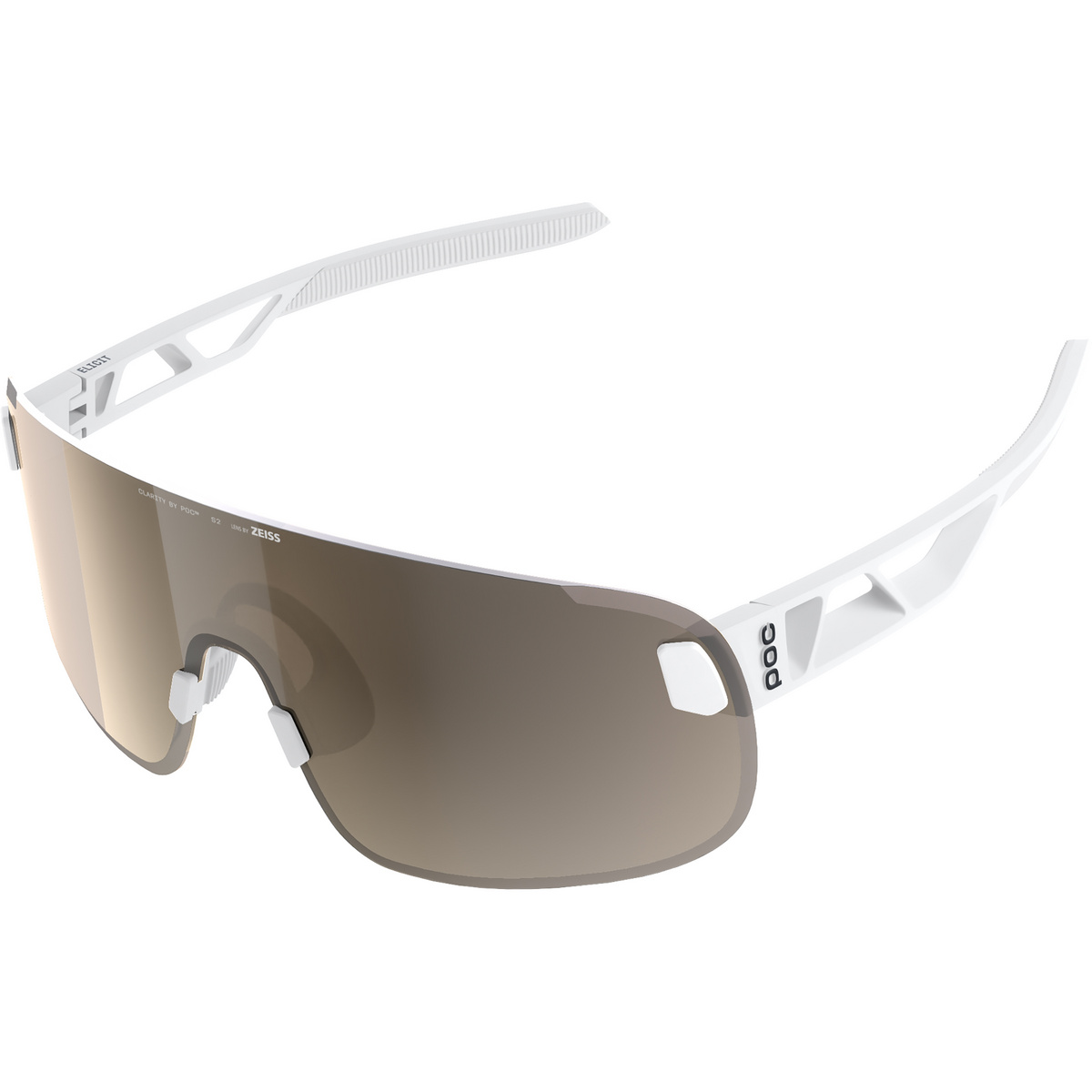 POC Elicit Sportbrille (Größe ONE SIZE, weiss)