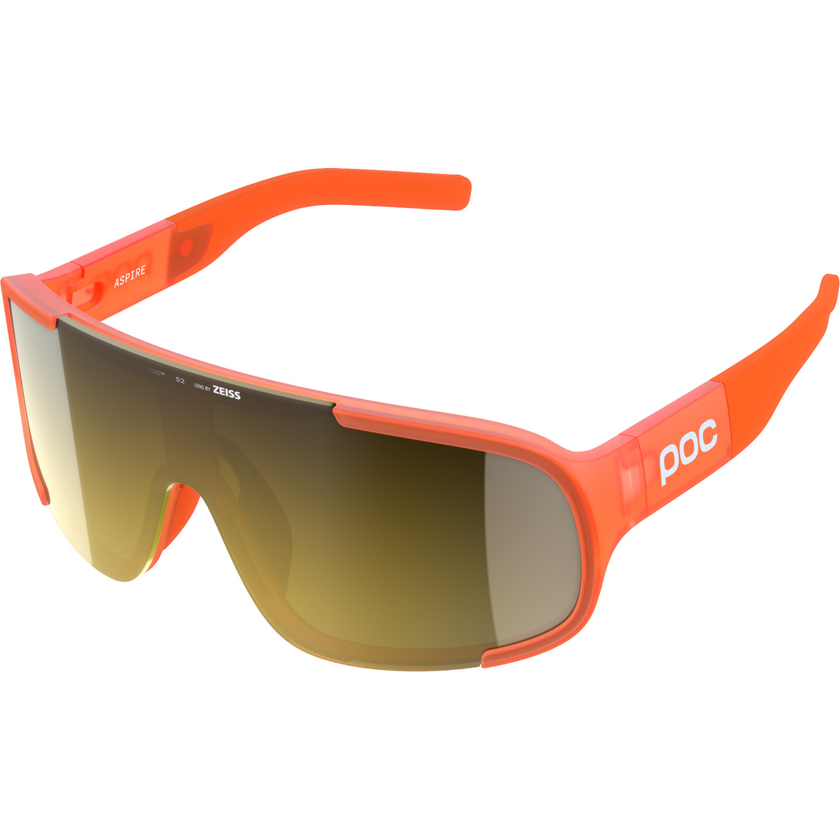 POC Aspire WF Sportbrille (Größe ONE SIZE, orange)