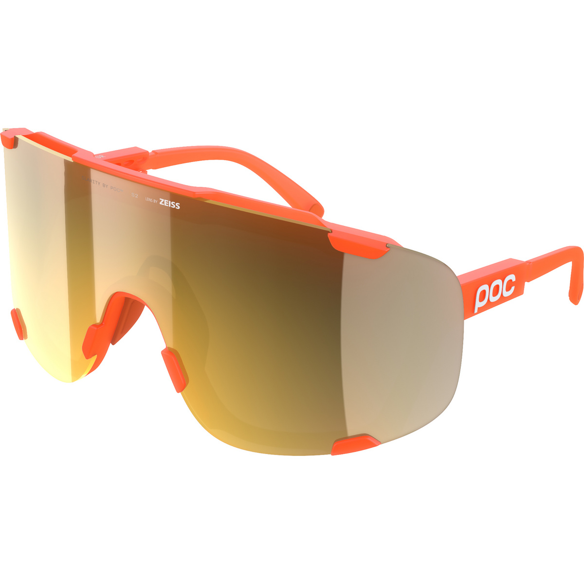 POC Devour WF + Sportbrille (Größe ONE SIZE, orange)