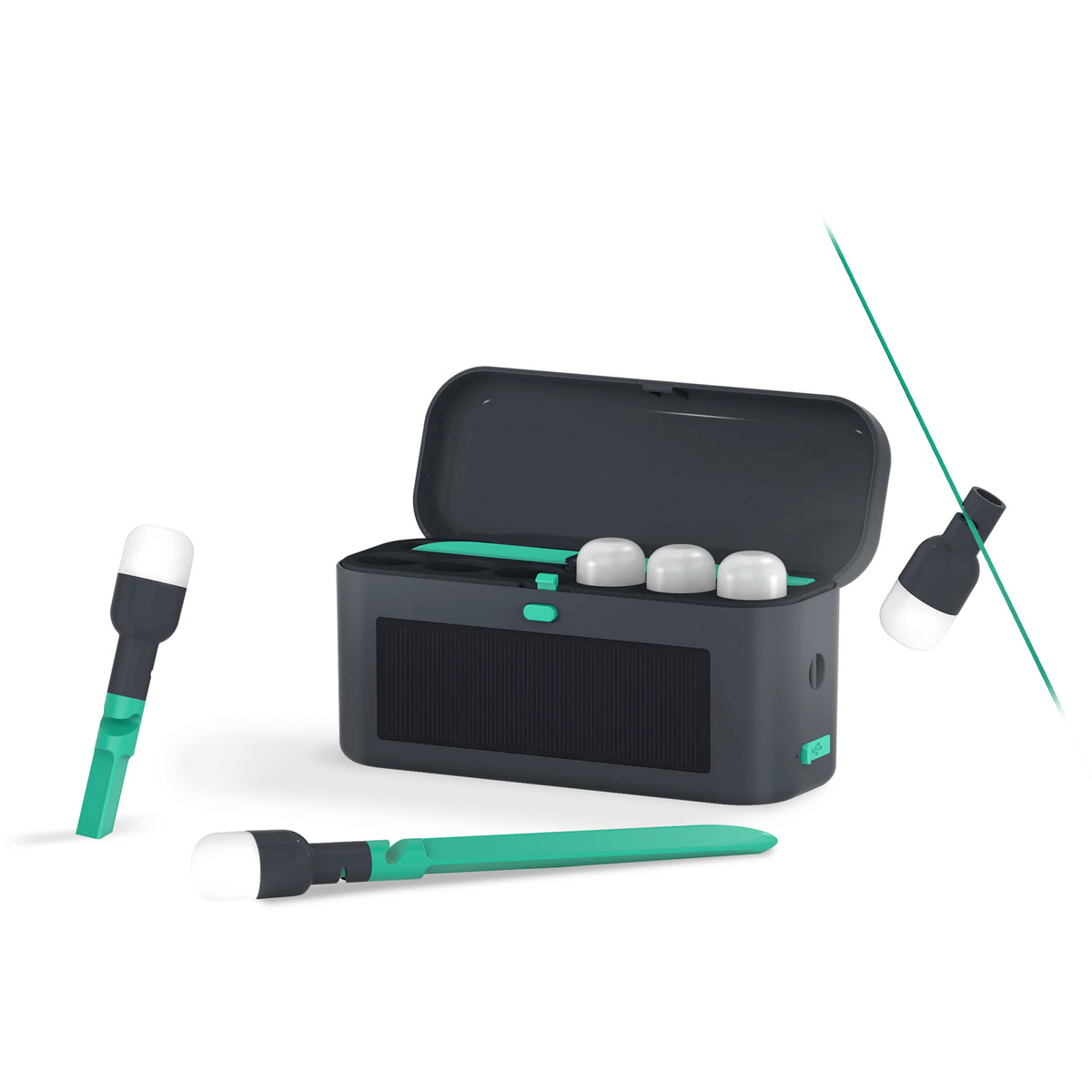 Biolite Site Lights Lichterkette (Größe One Size, schwarz)