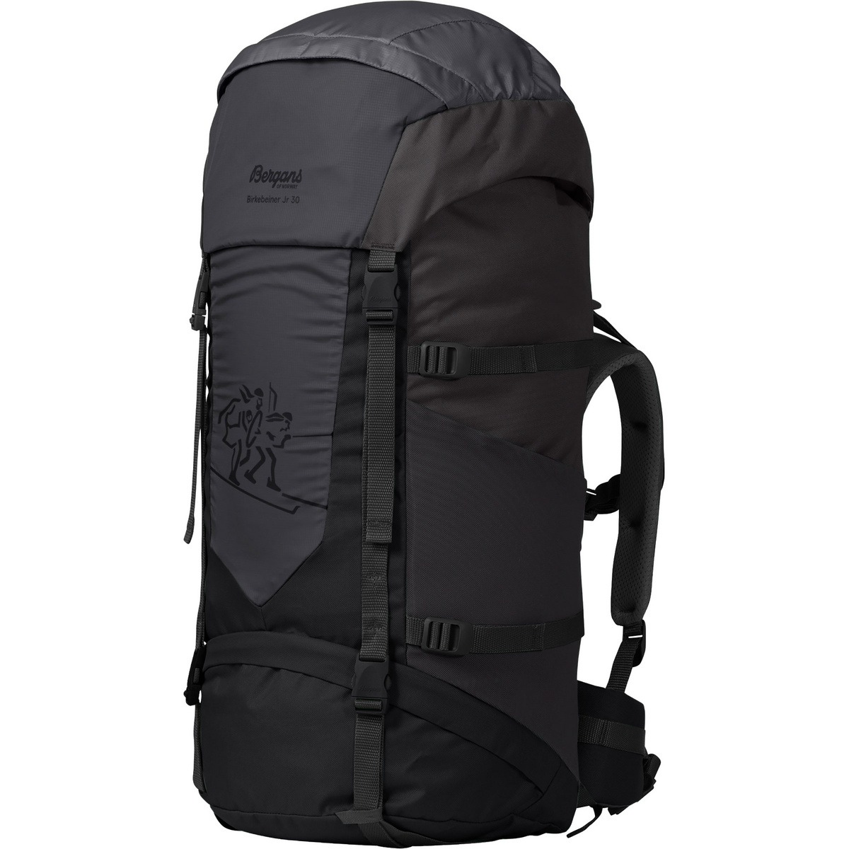 Bergans Kinder Birkebeiner 30 Rucksack (Größe 30L, schwarz)