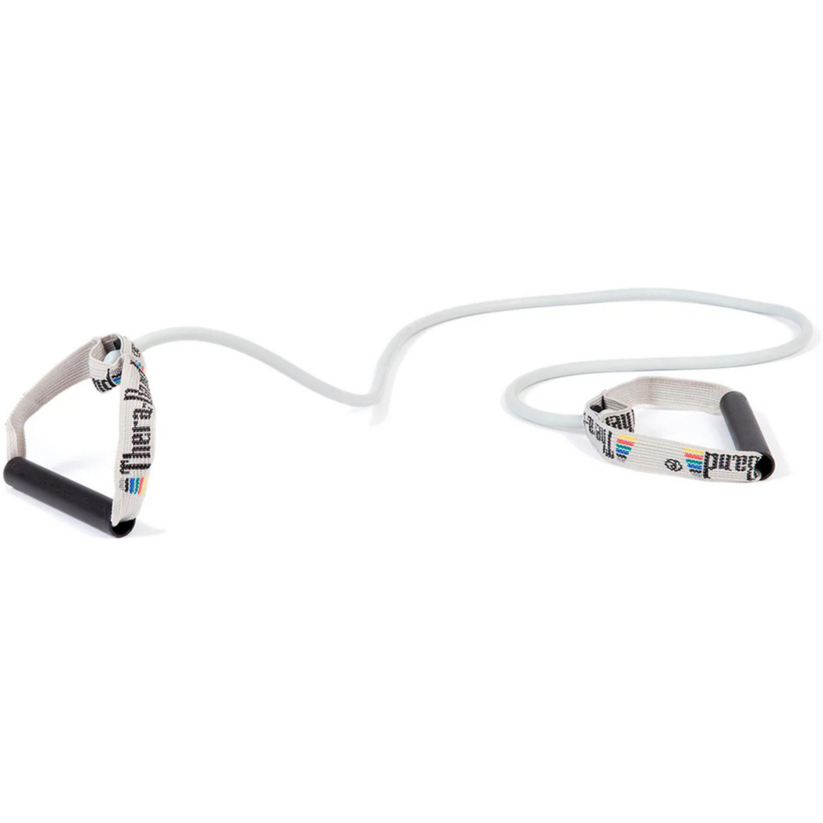 Thera-Band Bodytrainer Tubing mit festen Griffen (Größe One Size, silber)