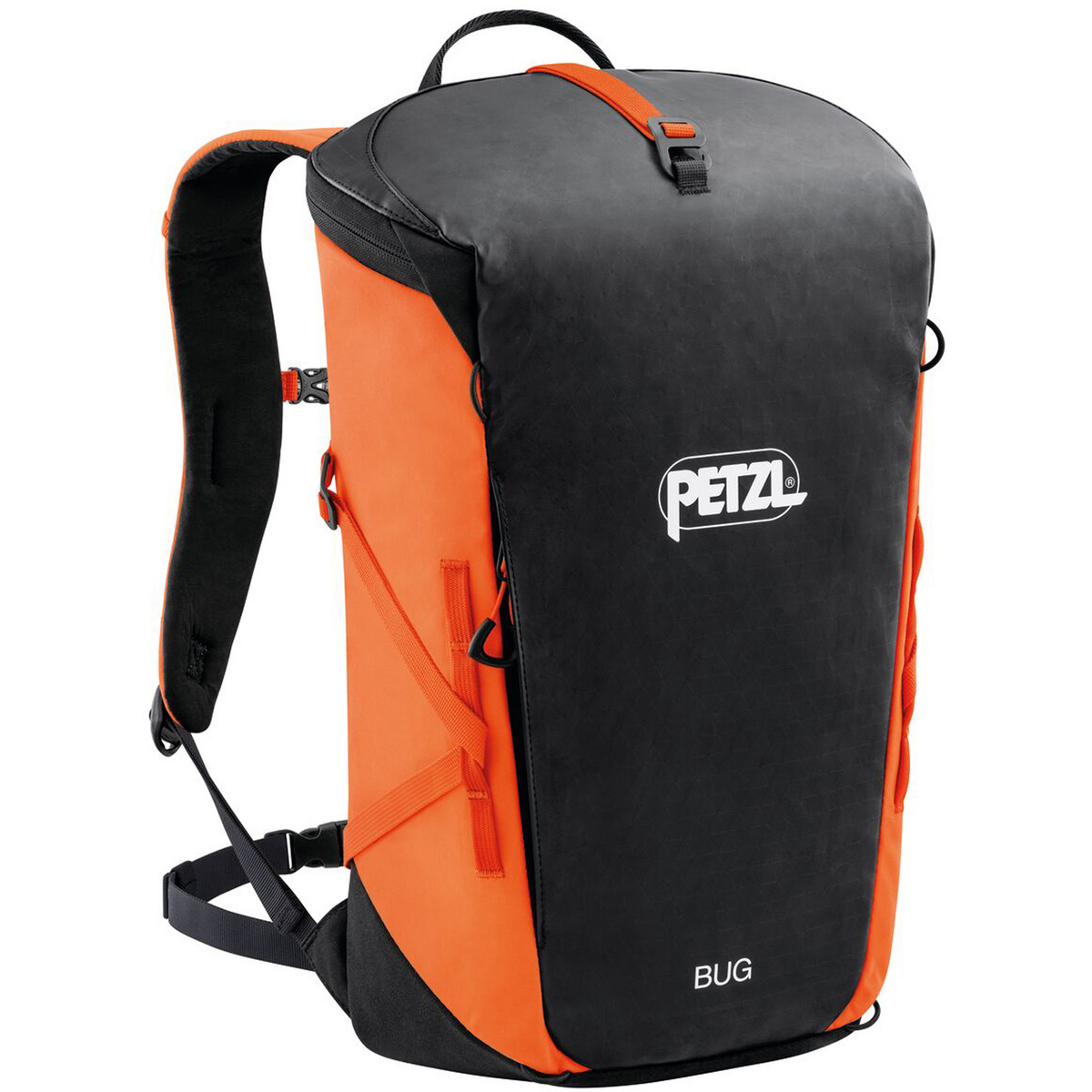 Petzl Bug Kletterrucksack (Größe 18L, orange)