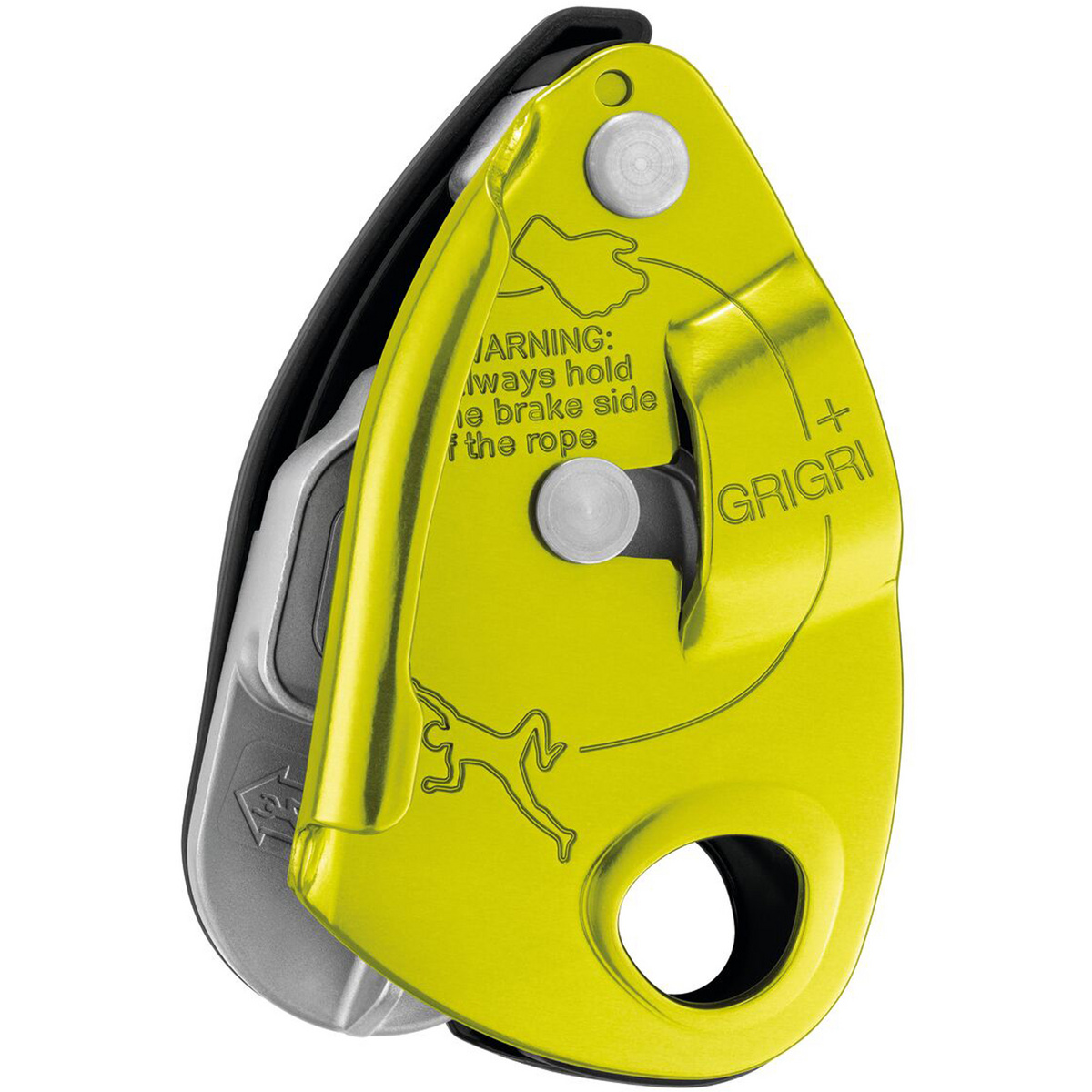 Petzl Grigri + Sicherungsgerät (Größe One Size, gelb)