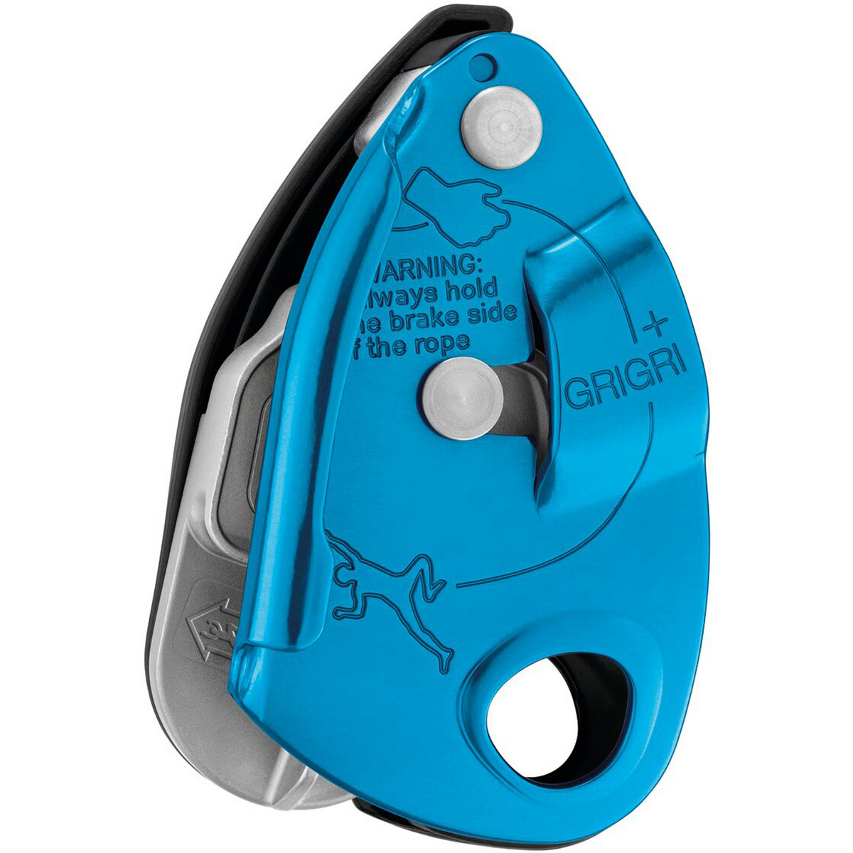 Petzl Grigri + Sicherungsgerät (Größe One Size, blau)