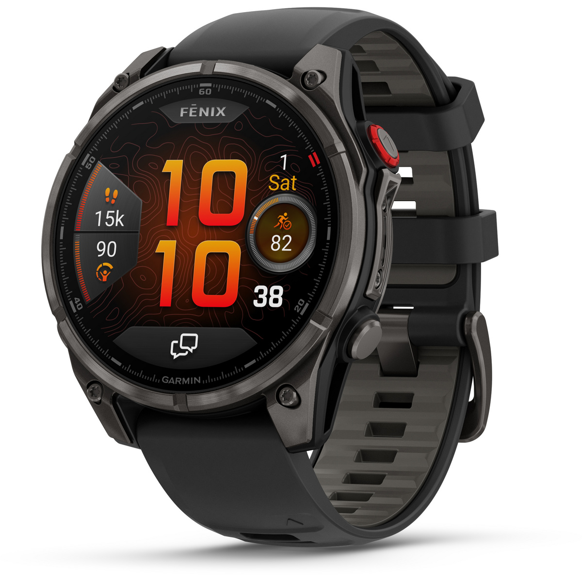 Garmin Montre GPS fēnix 8 Pro 47mm DLC Titan (taille One Size, Noir)