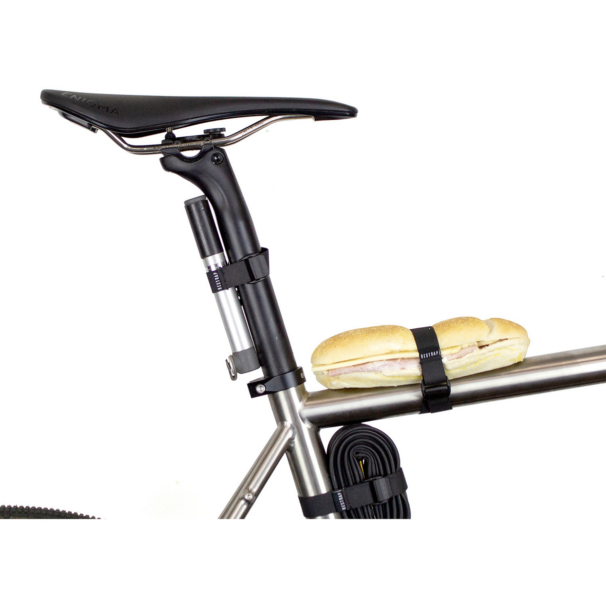 Restrap Fast Straps MEDIUM Black - Cycles UK