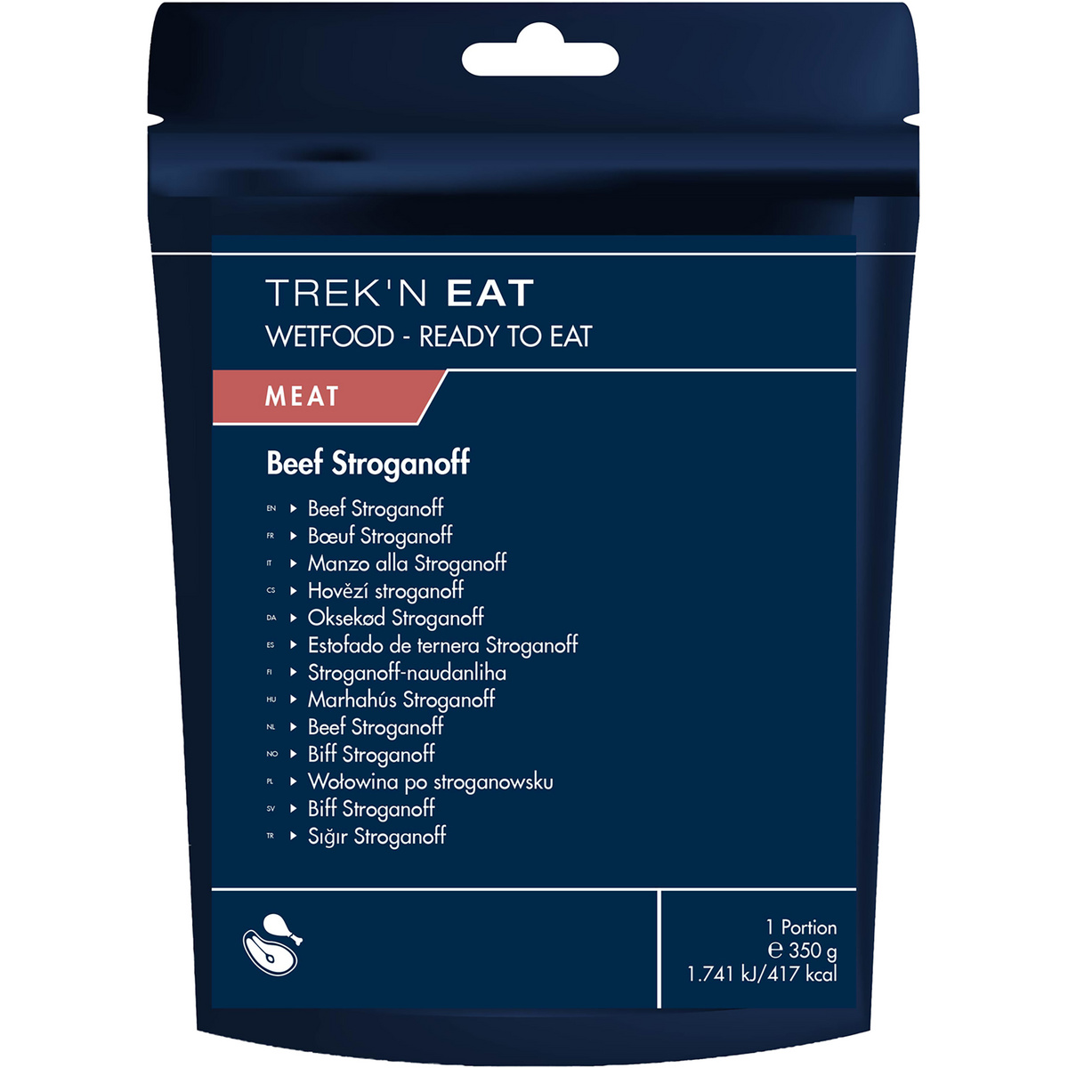 Trek'n Eat Ready to Eat Beef Stroganoff (Größe 350g, blau)