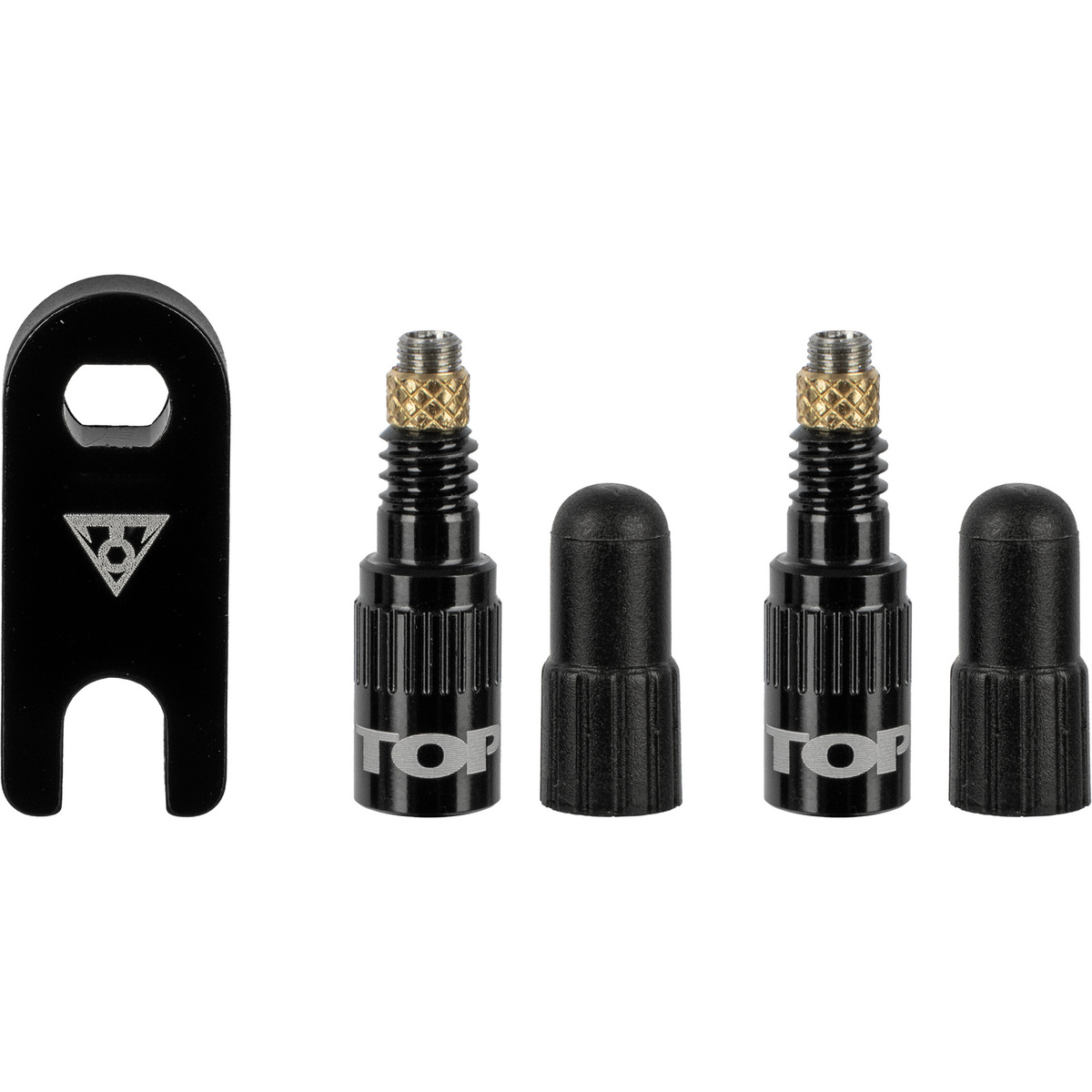 Topeak Adaptateur TurboFlow Valve (taille ONE SIZE, Noir)