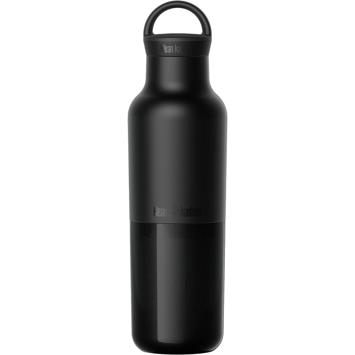 Klean Kanteen Rise Classic VI Arch Loop Cap Trinkflasche (Größe 592ml, schwarz