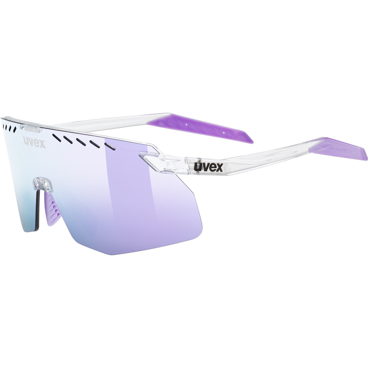 Uvex Pace Stage Sportbrille (Größe ONE SIZE, weiss)