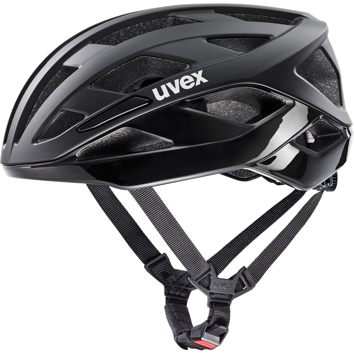 Uvex I-Volute Fahrradhelm (Größe 60-64CM, schwarz)