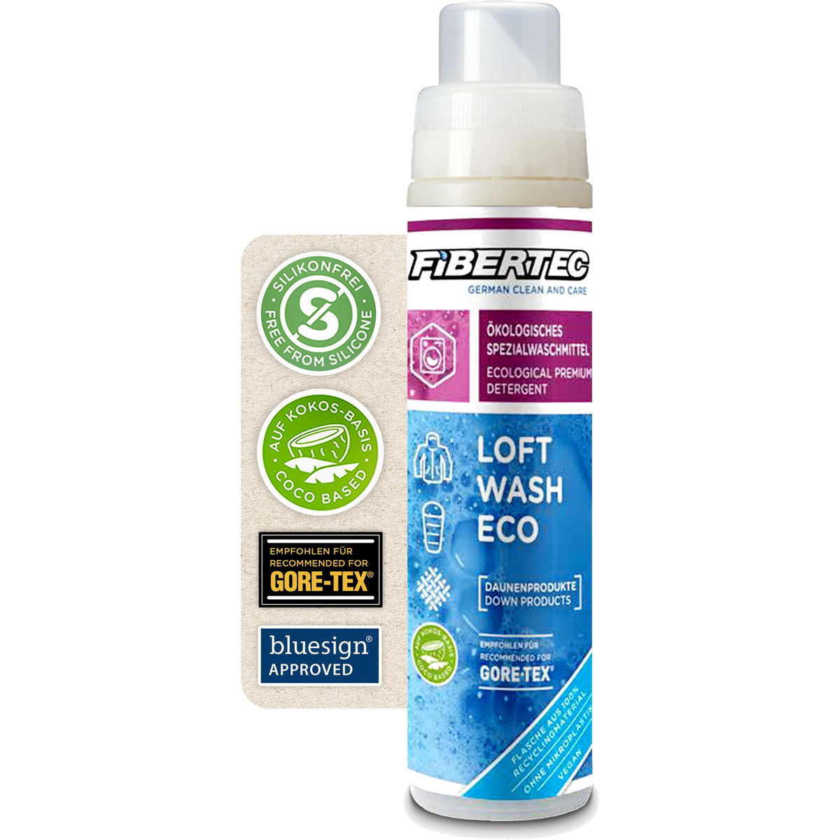 Fibertec Loft Wash Eco (Größe 250ML, blau)