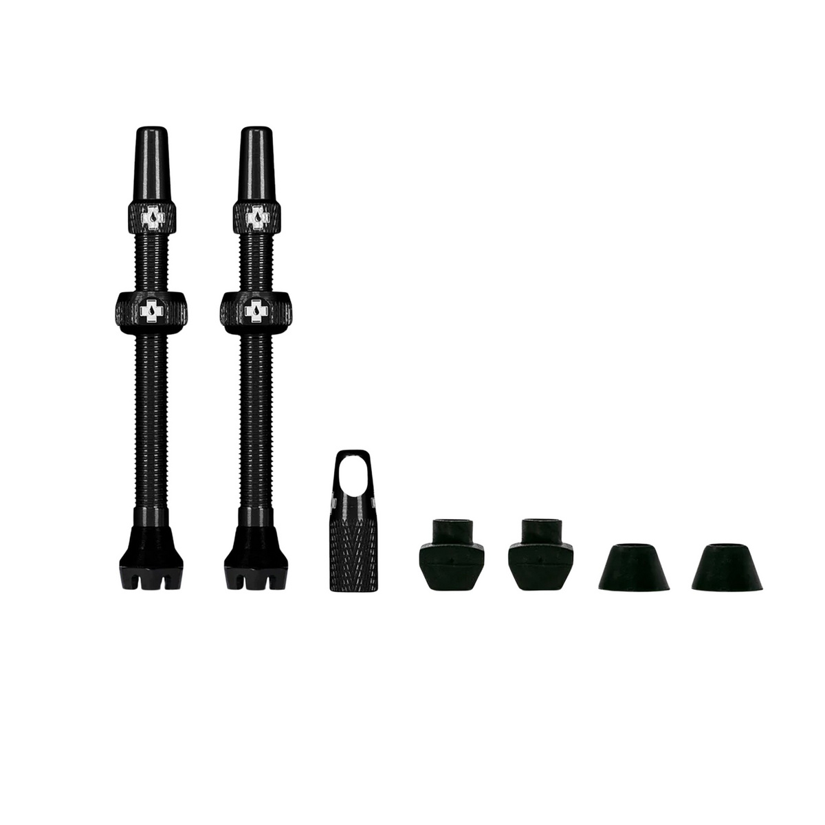 Muc Off Tubeless Valve Kit V2 MTB & Road (Größe 80mm, black)