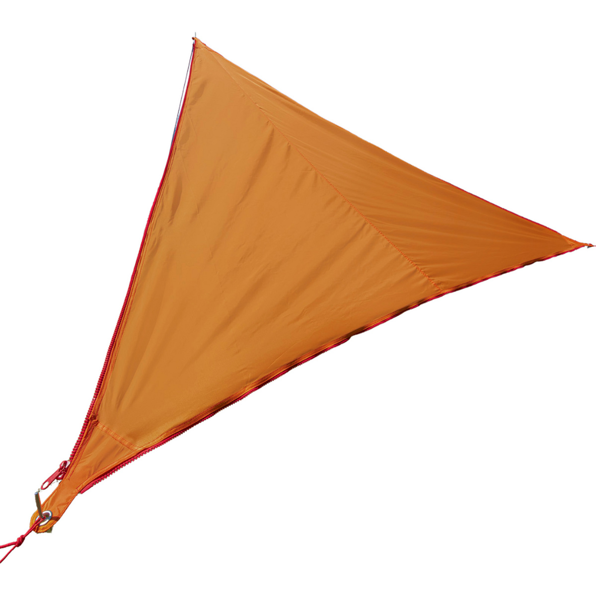 Bent Zip-Canvas Sonnensegel (Größe One Size, orange)