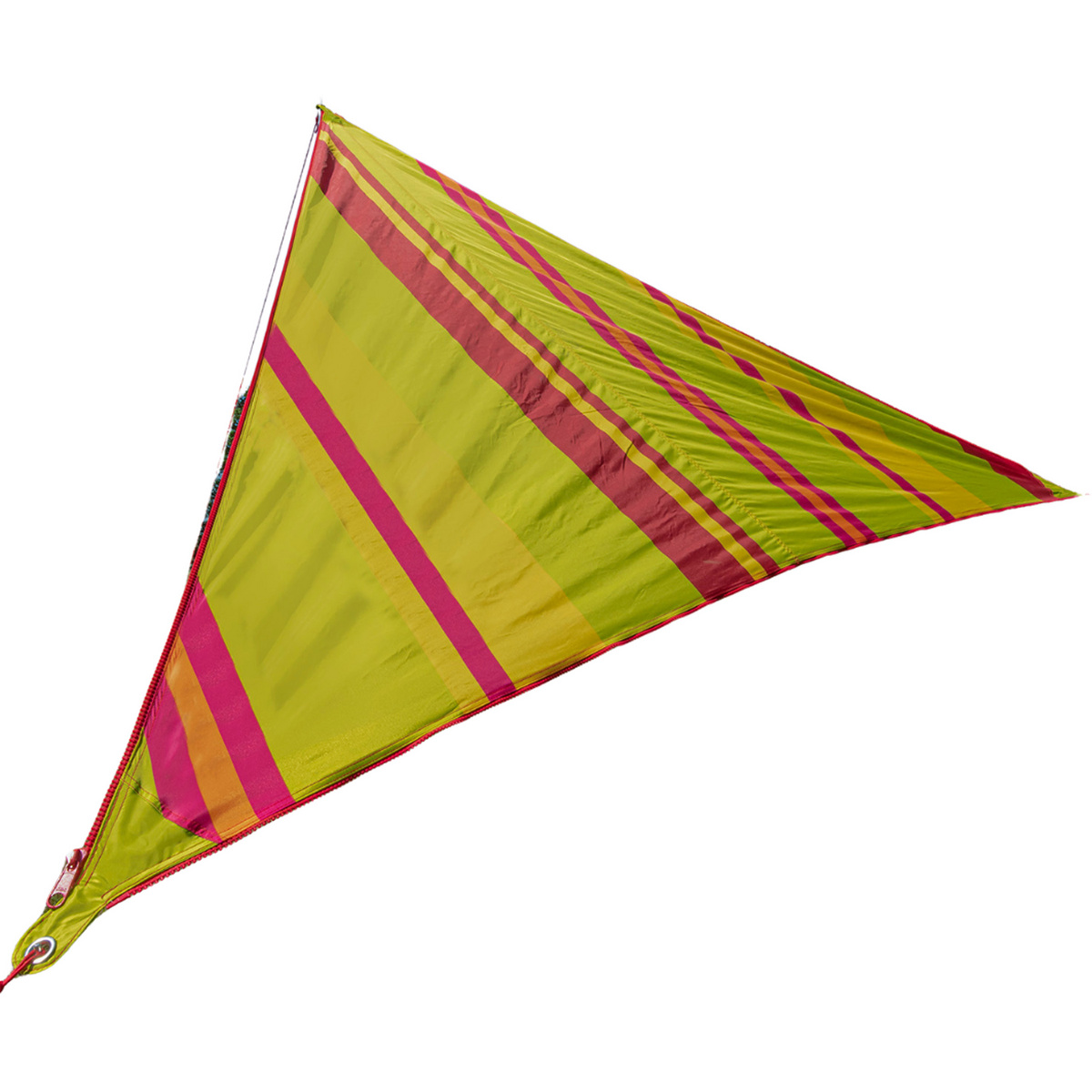 Bent Zip-Canvas Sonnensegel (Größe One Size, gelb)