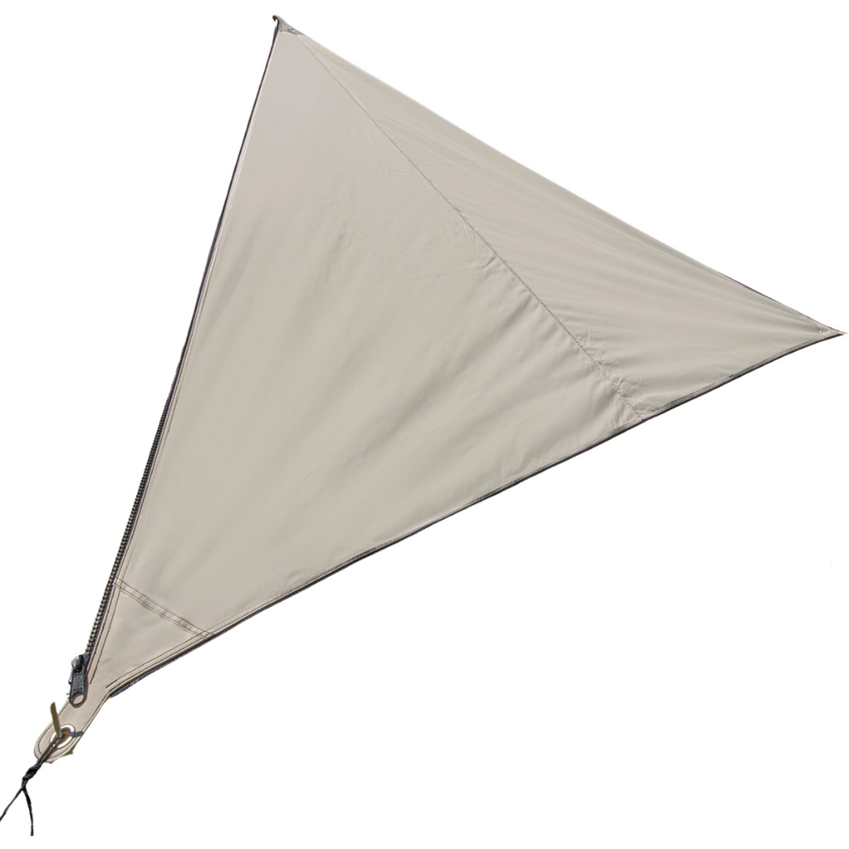 Bent TC-Zip-Canvas Single Sonnensegel (Größe One Size, beige)