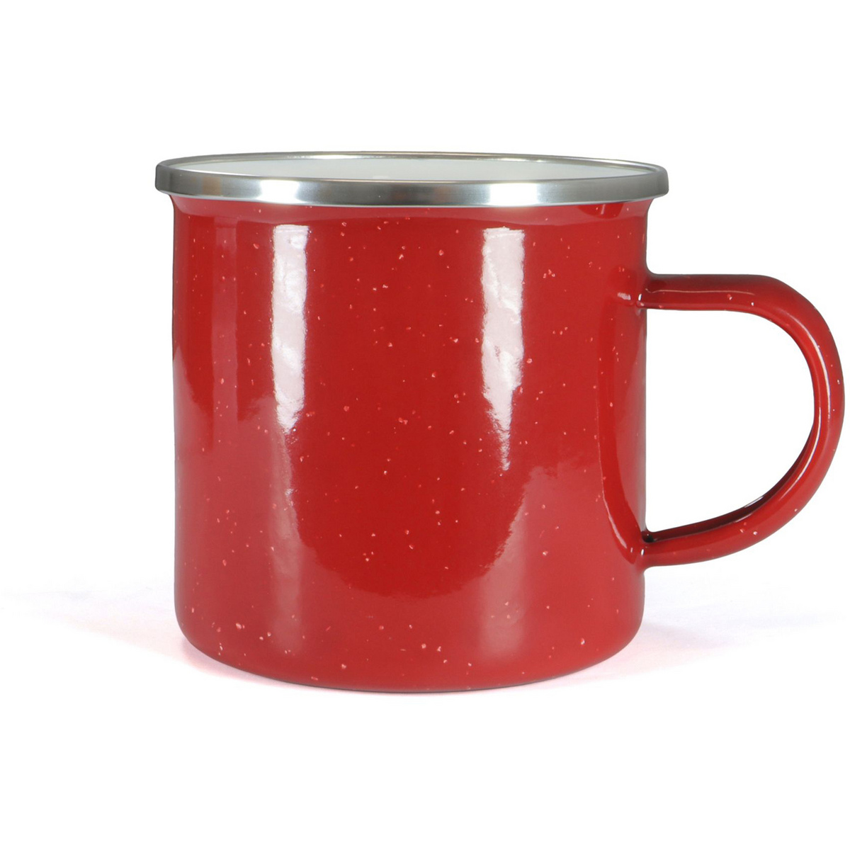360 ml Origin Outdoors Emaille Tasse rot