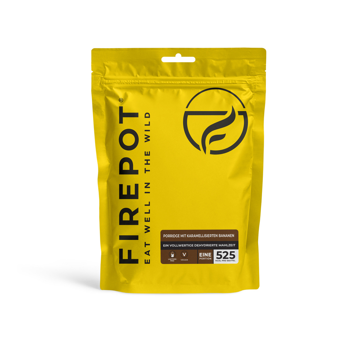 Image of Firepot Porridge mit karamellisierten Bananen