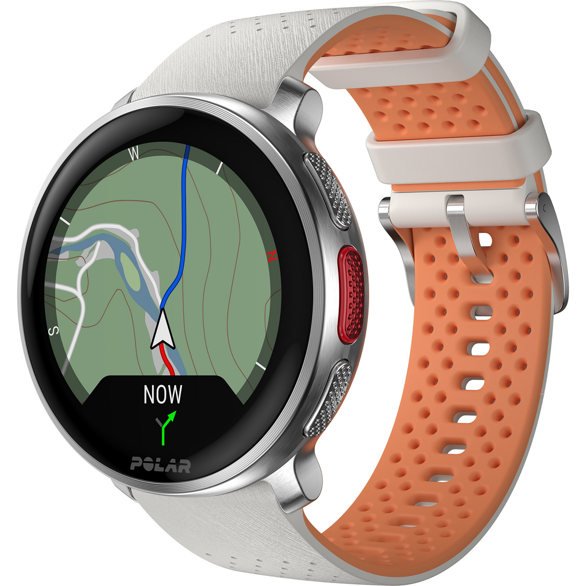 Polar Vantage V3 GPS-Uhr (Größe One Size, weiss)
