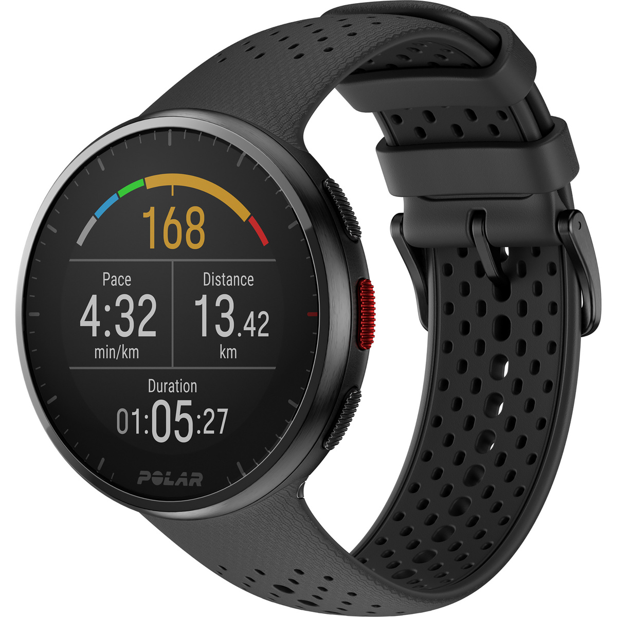 Polar Pacer Pro GPS-Uhr (Größe One Size, grau)