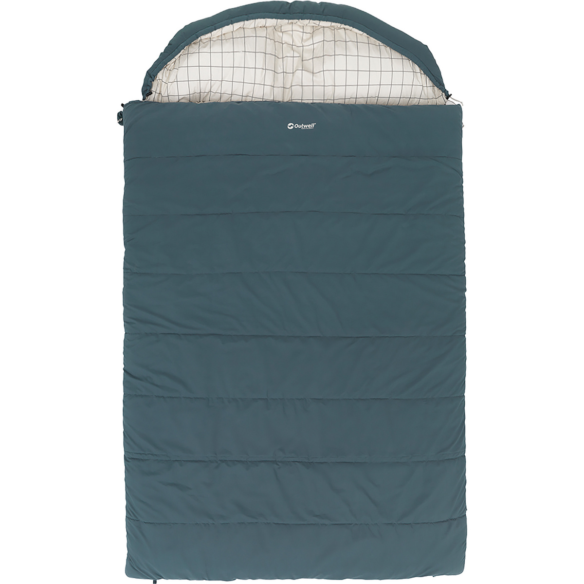 Outwell Camper Lux Double Schlafsack (Größe max. 200cm, blau)