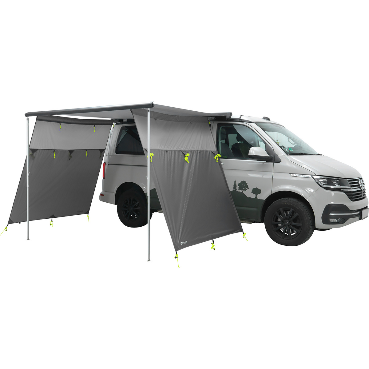 Outwell Fallcrest Set Seitenplanen (Größe One Size, grau)