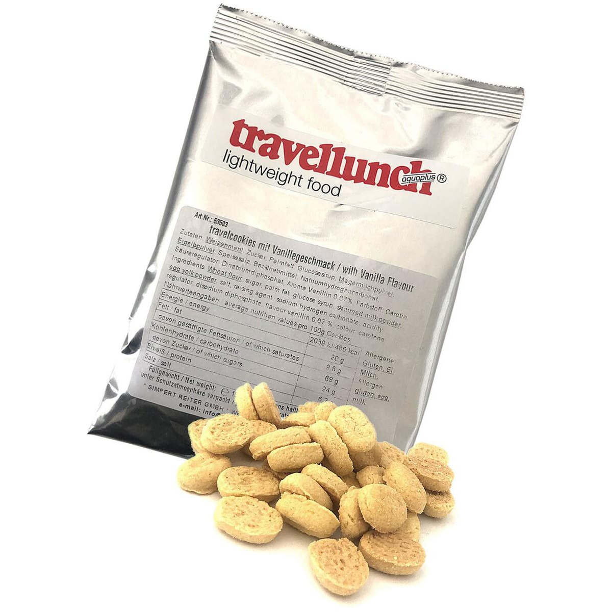 Image of Travellunch Travelcookies mit Vanillegeschmack