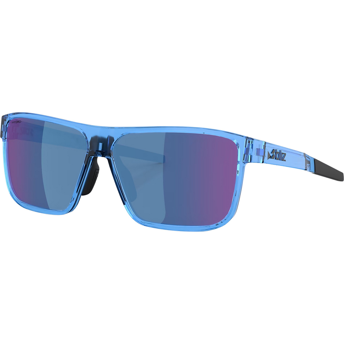Bliz A008 Sportbrille (Größe ONE SIZE, transp blue-smoke blue)