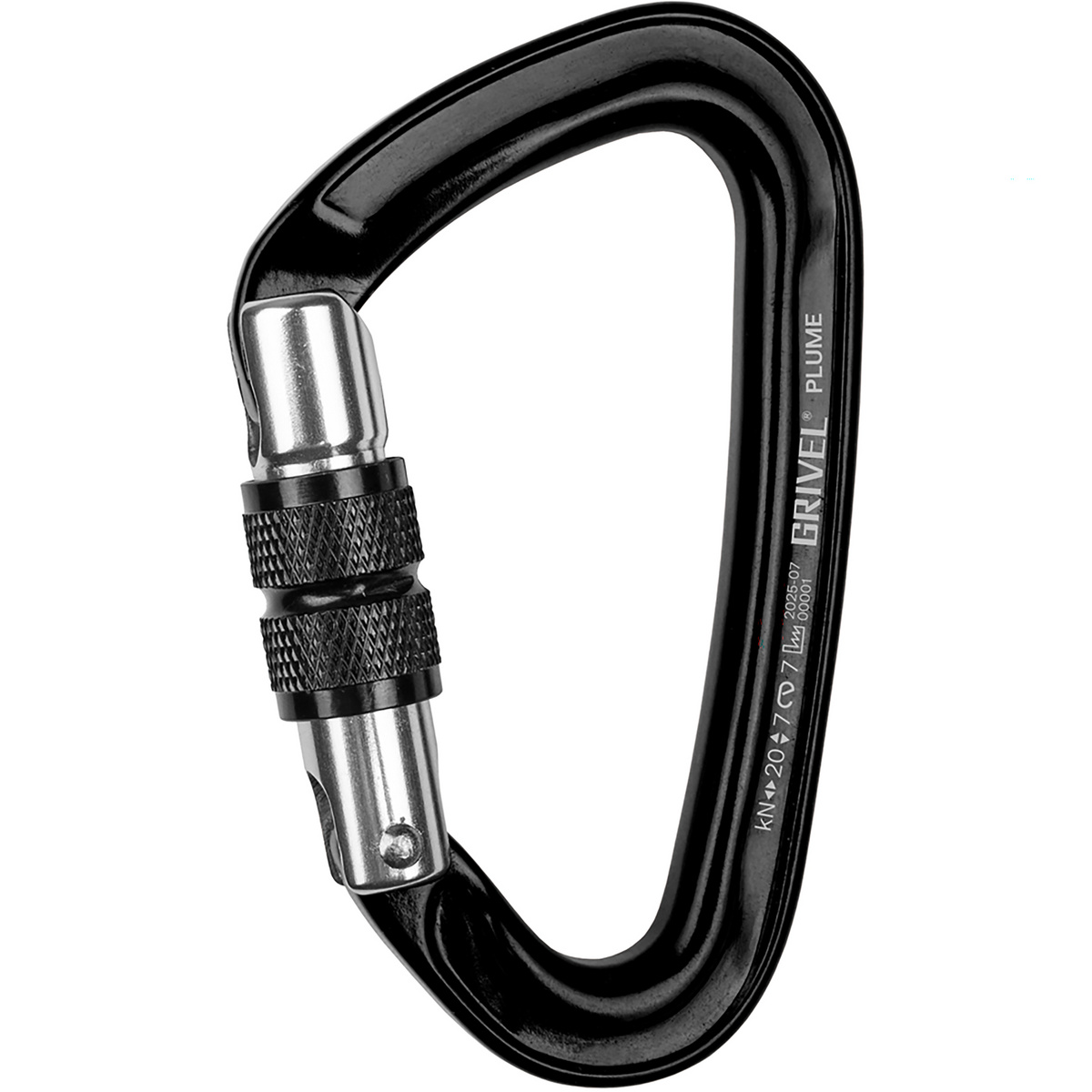 Grivel Screw G Plume K3N Screwlock Karabiner (Größe One Size, black)