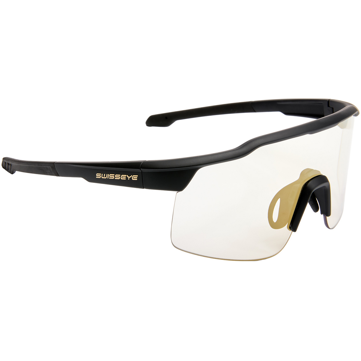 Swiss Eye Racer 2 Sportbrille (Größe One Size, black matt-black photo clear)