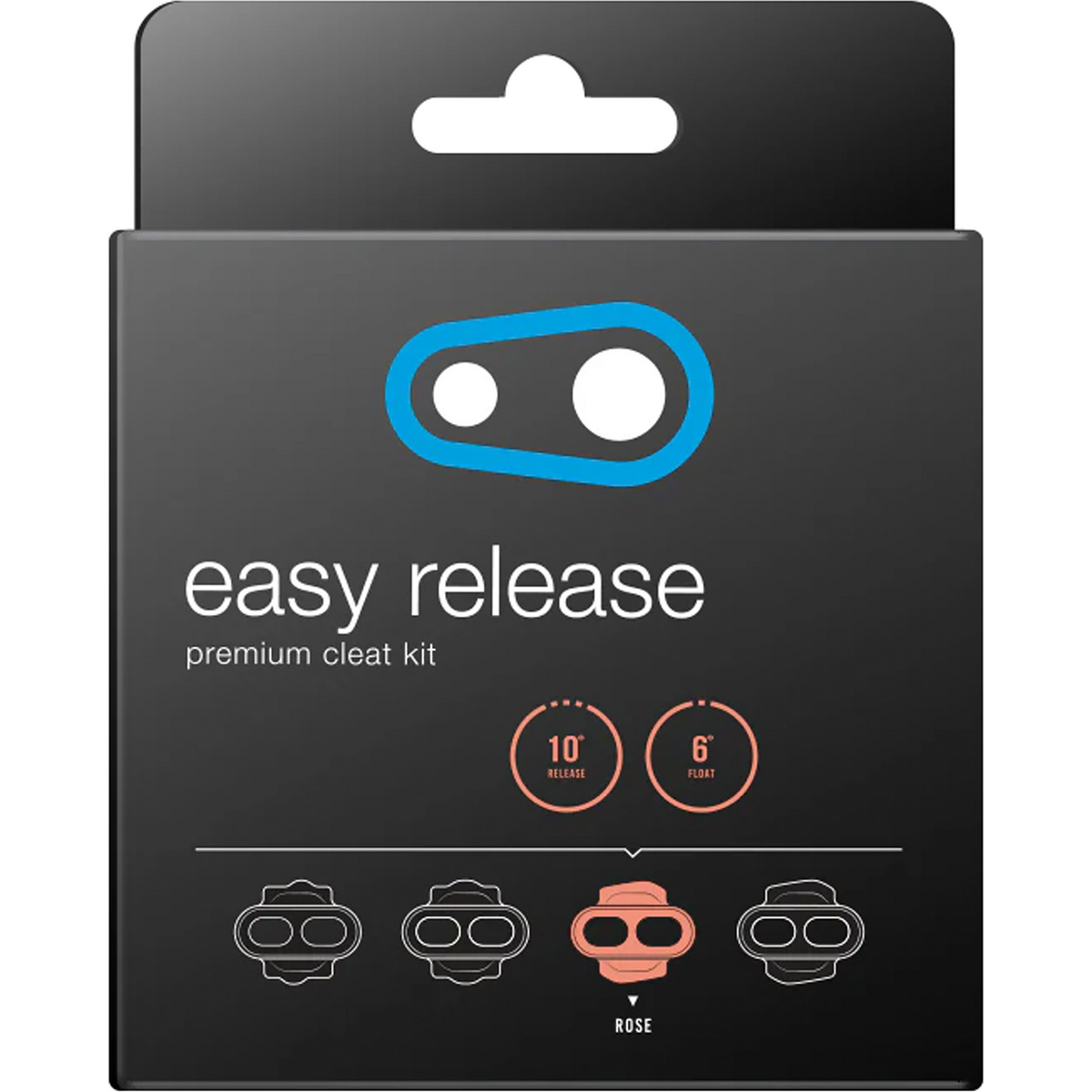 Crankbrothers Easy Release Cleat Kit (Größe +/- 6°, rose)