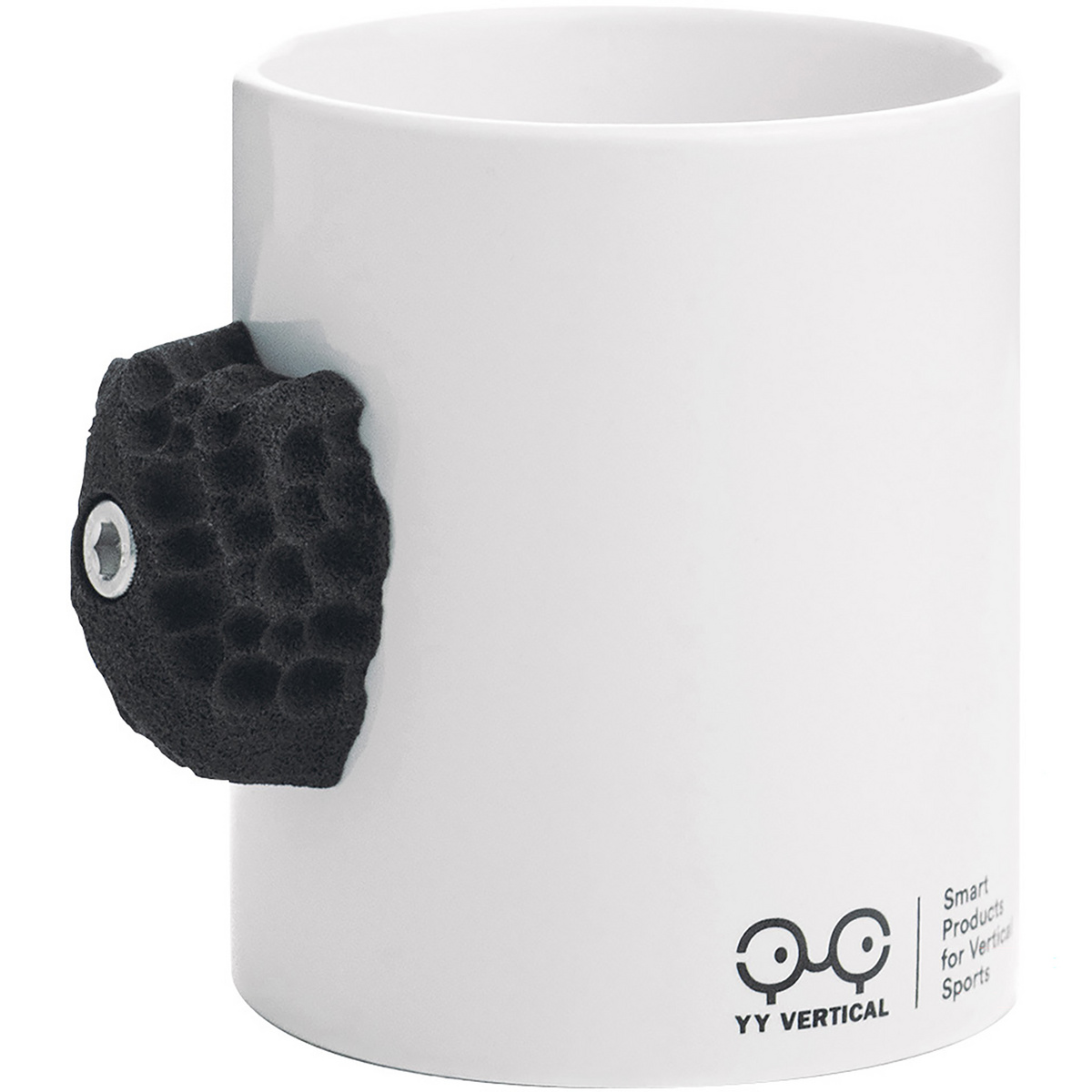 Climbing mug – tasse avec prise d’escalade – black edition