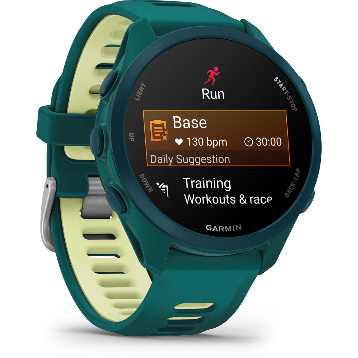 GARMIN GPS-Laufuhr Forerunner 170 Music dunkelgrün
