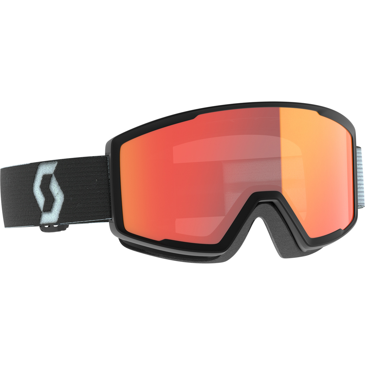 Scott Factor MTB Sportbrille (Größe One Size, white-black S1)