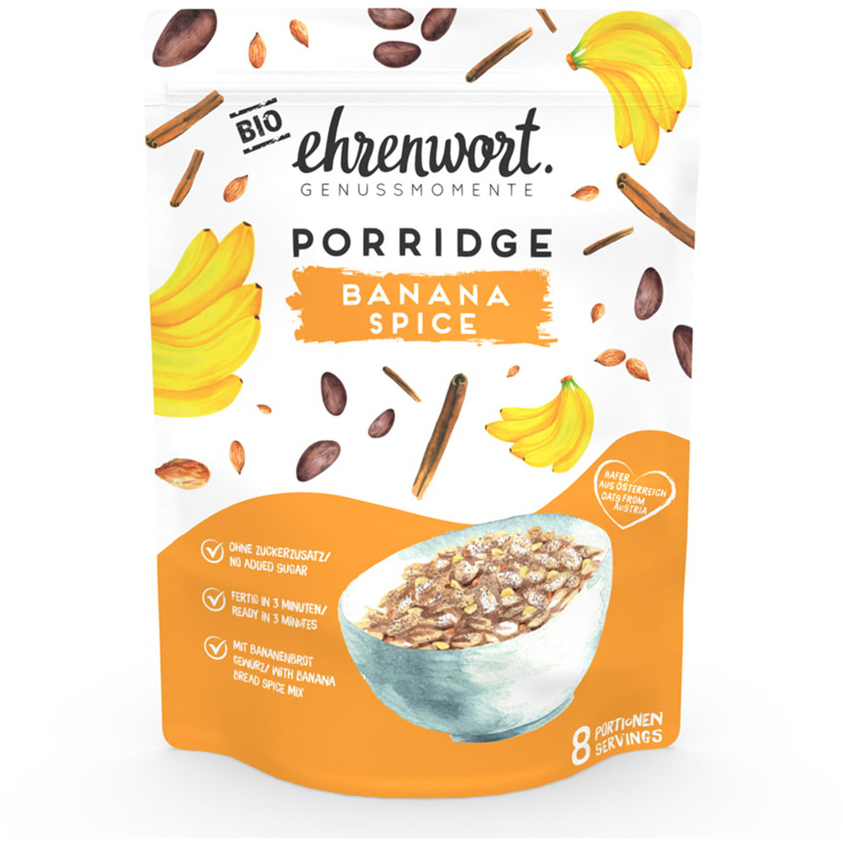 Image of ehrenwort Banana Spice Porridge