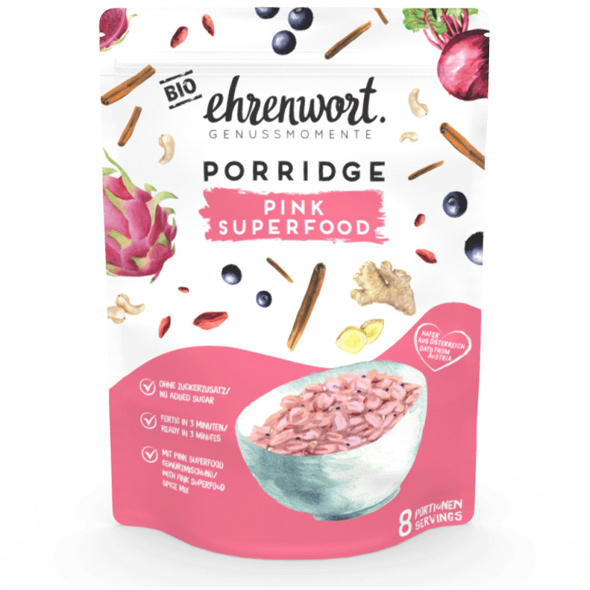 Image of ehrenwort Pink Superfood Porridge