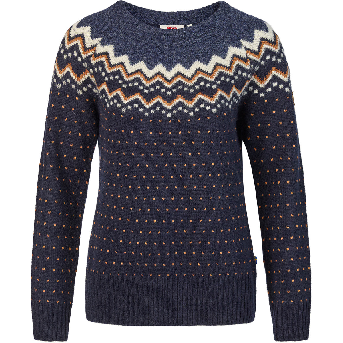 Fjällräven Donna Maglione lavorato a maglia Övik (Taglia XS, Blu)