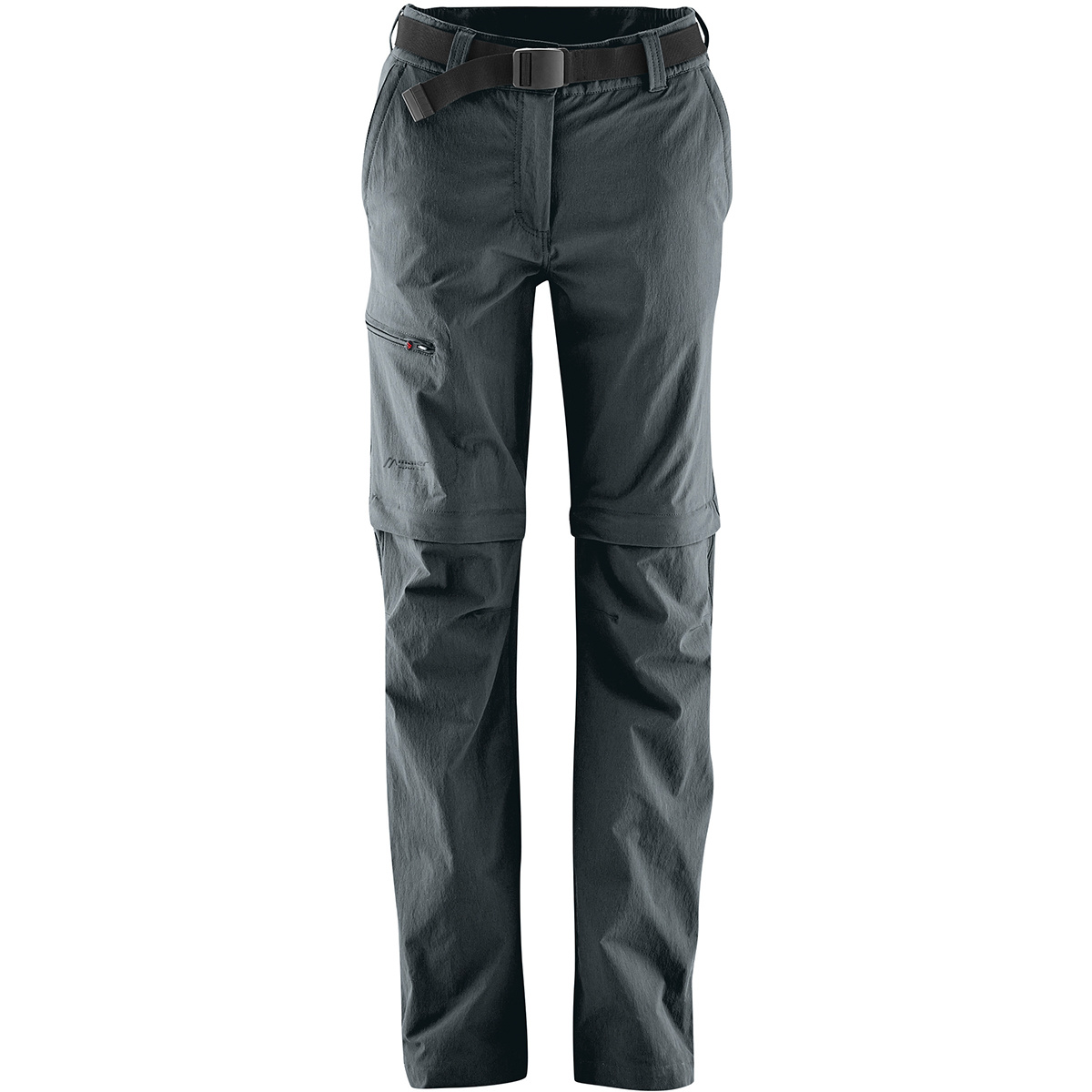 Maier Sports Damen Nata T-Zip Off Hose (Größe L, grau)