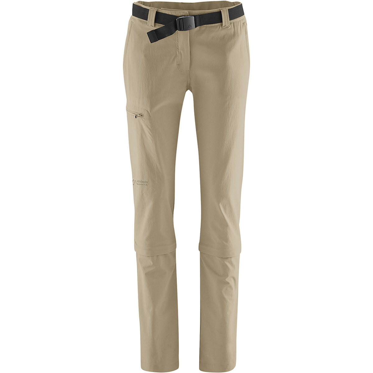 Maier Sports Damen Arolla Zip Hose (Größe L, beige)