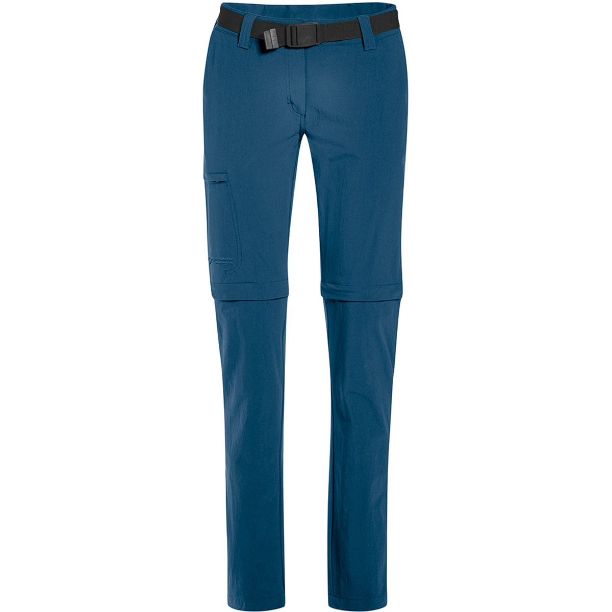 Maier Sports Damen Inara Slim Zip Hose (Größe S, blau)
