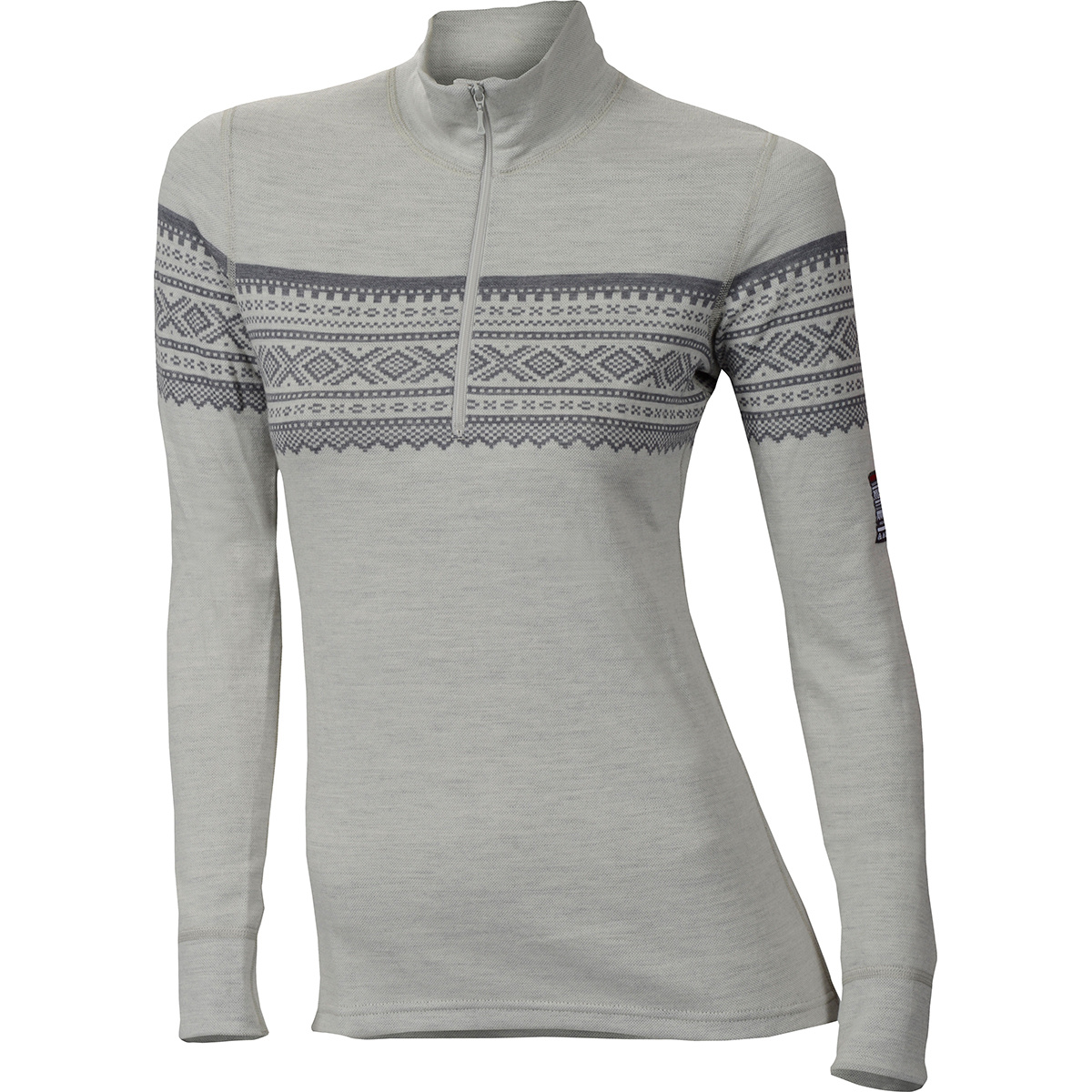 Image of Aclima Donna Maglia con cerniera Designwool Marius