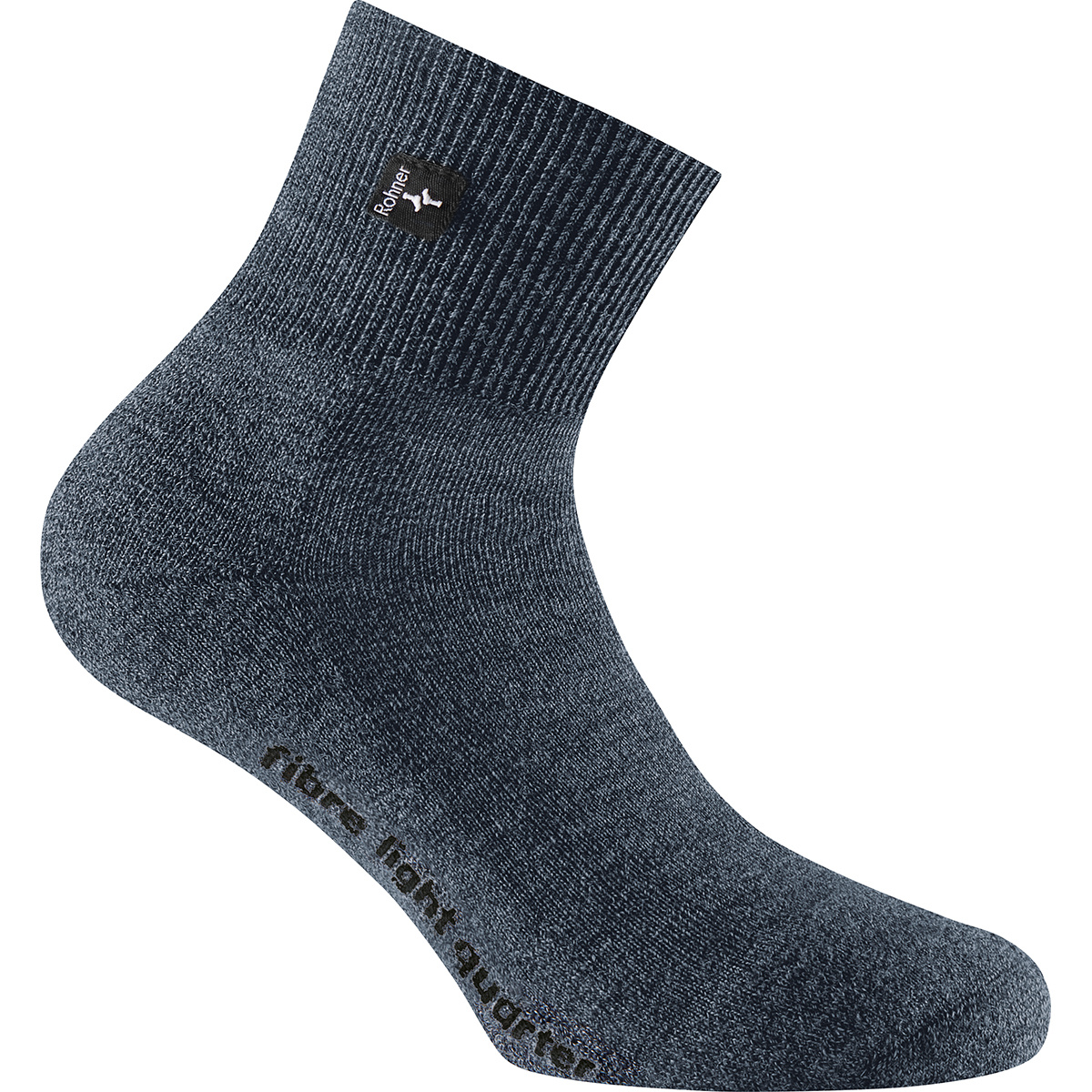 Rohner Fibre Light Quarter Socken (Größe 36 , blau)