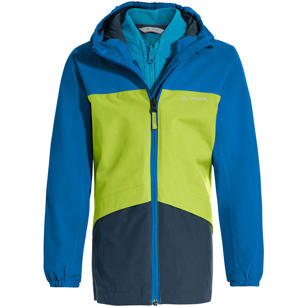 Vaude Kinder Escape 3in1 Jacke (Größe 92, blau)