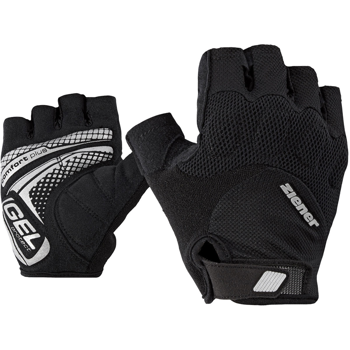 Ziener Uomo Guanti Colit Bike (Taglia 7, Nero)