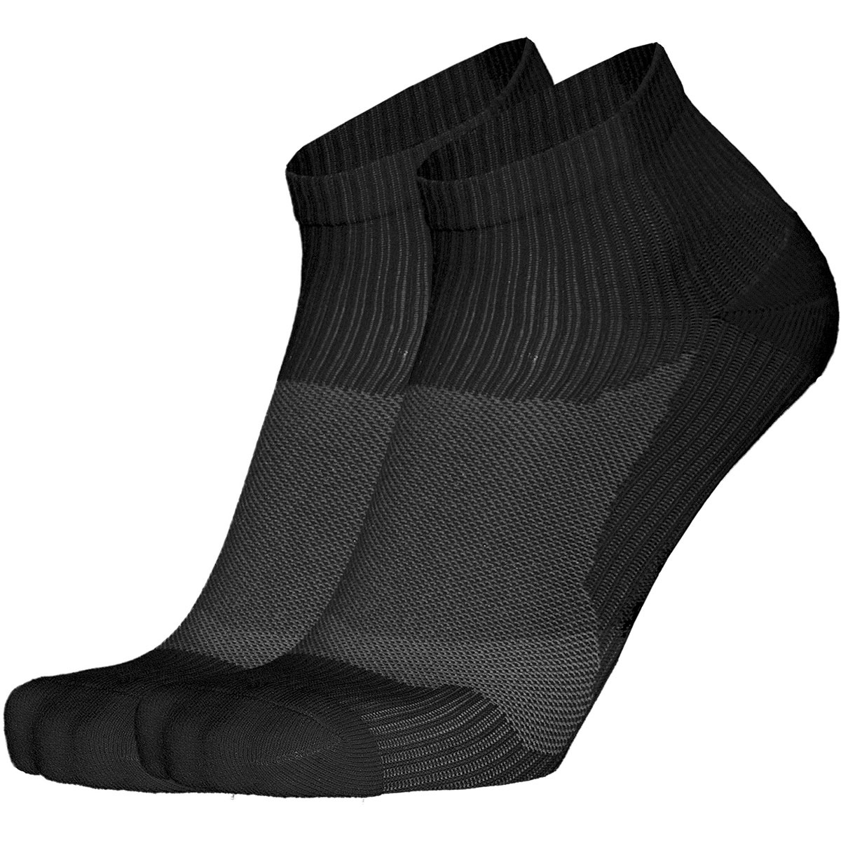 Areco 2er Pack Funktionslaufsocken (Größe 45 , schwarz)