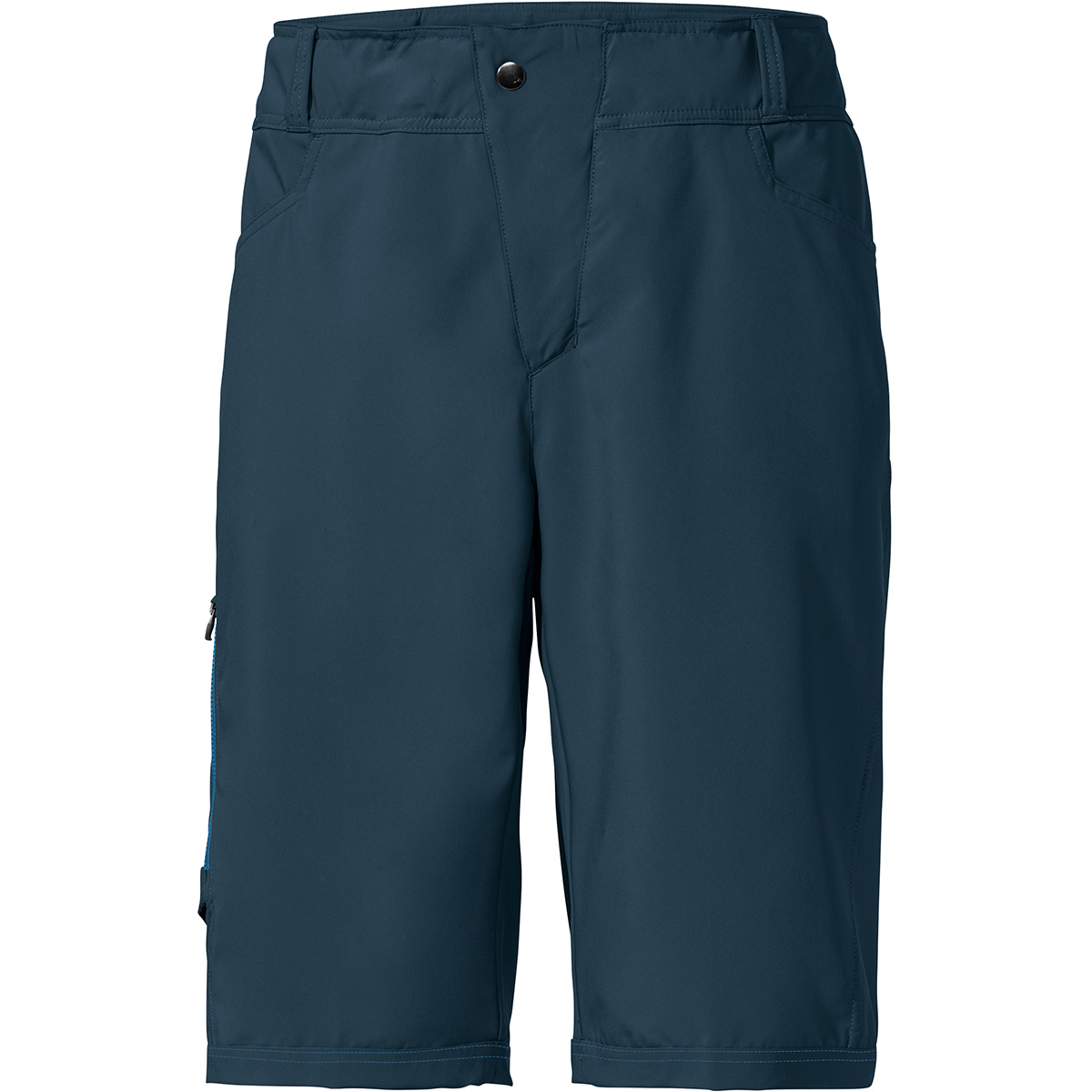 Vaude Homme Pantalon MTB court Ledro (taille 3XL, Bleu)