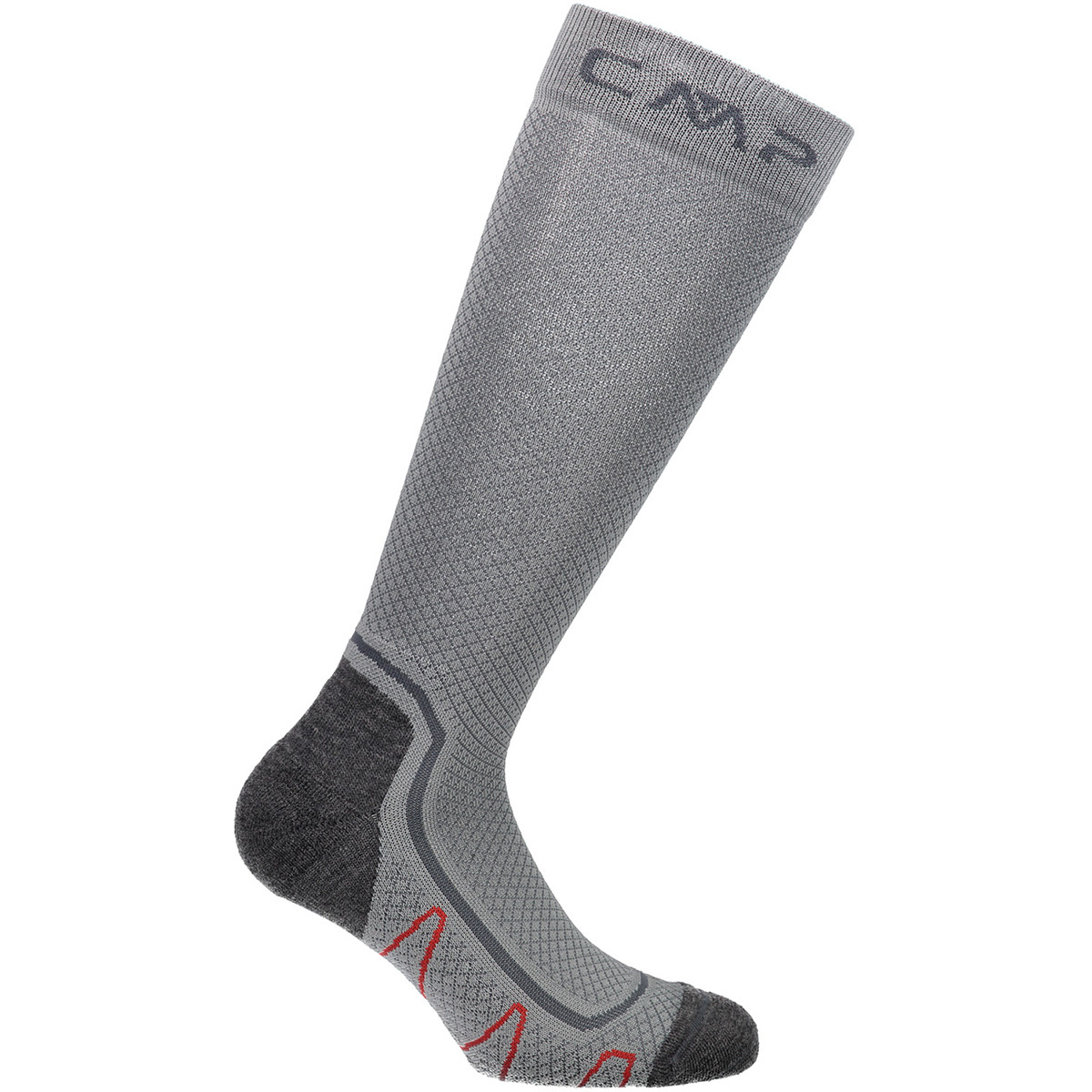 CMP Trekking Poly High Socken (Größe 43 , grau)